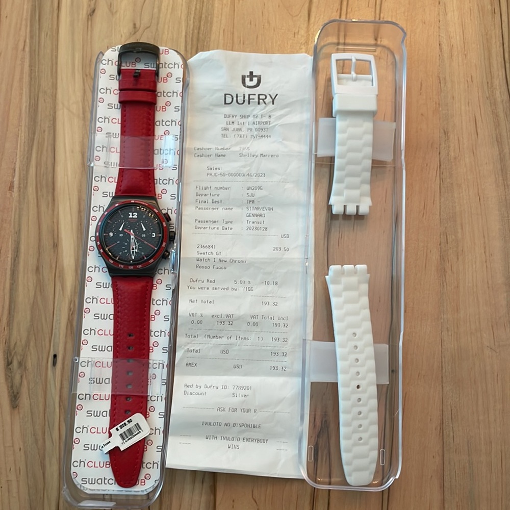Swatch ROSSO FUOCO - Picture 4 of 7